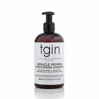 TGIN Miracle Repairx Strengthening Shampoo 13oz for repairing strengthening and cleansing curly coily hair