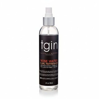 TGIN Rose Water Curl Refresher 8oz for hydrating refreshing and reviving natural curly coily hair