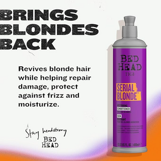 TIGI Bed Head Serial Blonde Conditioner 400ml- Repair & Strengthen Blonde Hair