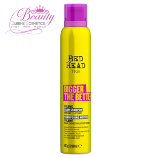 TIGI Bed Head Bigger The Better Foam Shampoo 200ml- Volumizing Fine Hair Cleanser