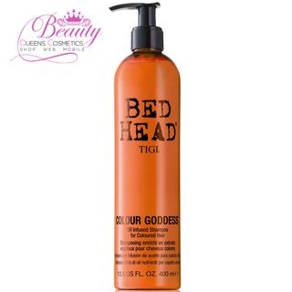 TIGI Bed Head Color Goddess Oil-Infused Shampoo 400ml- For Colored Brunette Hair