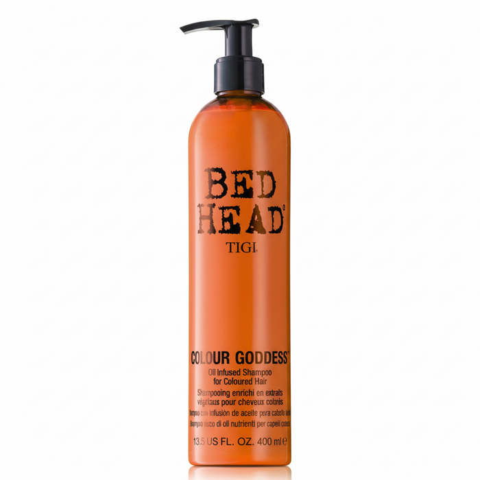 TIGI Bed Head Color Goddess Oil-Infused Shampoo 400ml- For Colored Brunette Hair