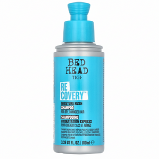 tigi bed head recovery moisture rush shampoo 100ml hydrating travel size shampoo for dry damaged soft shiny hair