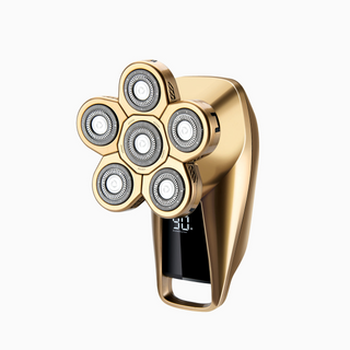 TYCHE 6-Blade Head Shaver | Waterproof LED Electric Razor