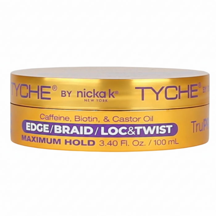 TYCHE trupro 3 in 1 gel 3.38oz extreme hold styling gel with biotin for edges braids locs twists and natural hairstyles smooth flake free long lasting control