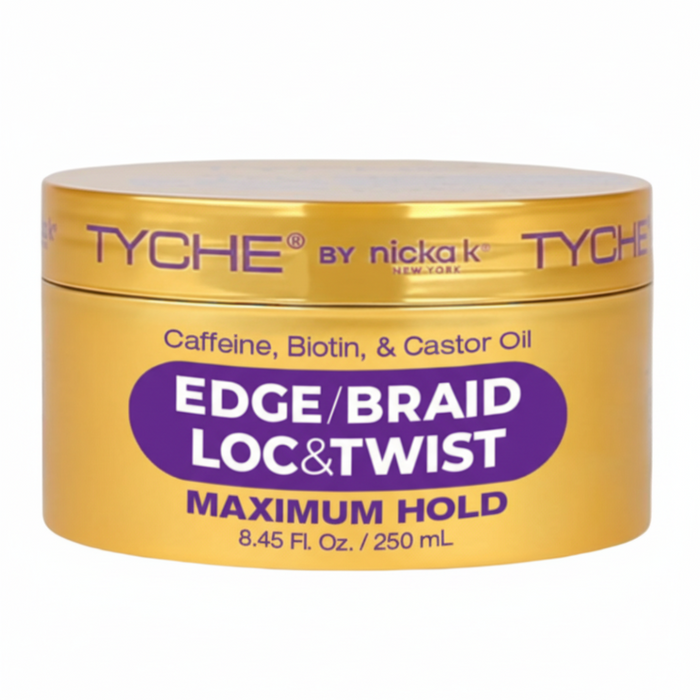 TYCHE trupro 3 in 1 gel 8.45oz extreme hold styling gel with biotin for edges braids locs twists and natural styles flake free long lasting control styling product