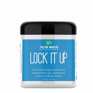 taliah waajid black earth lock it up gel loc twist styling no flake hold 177ml