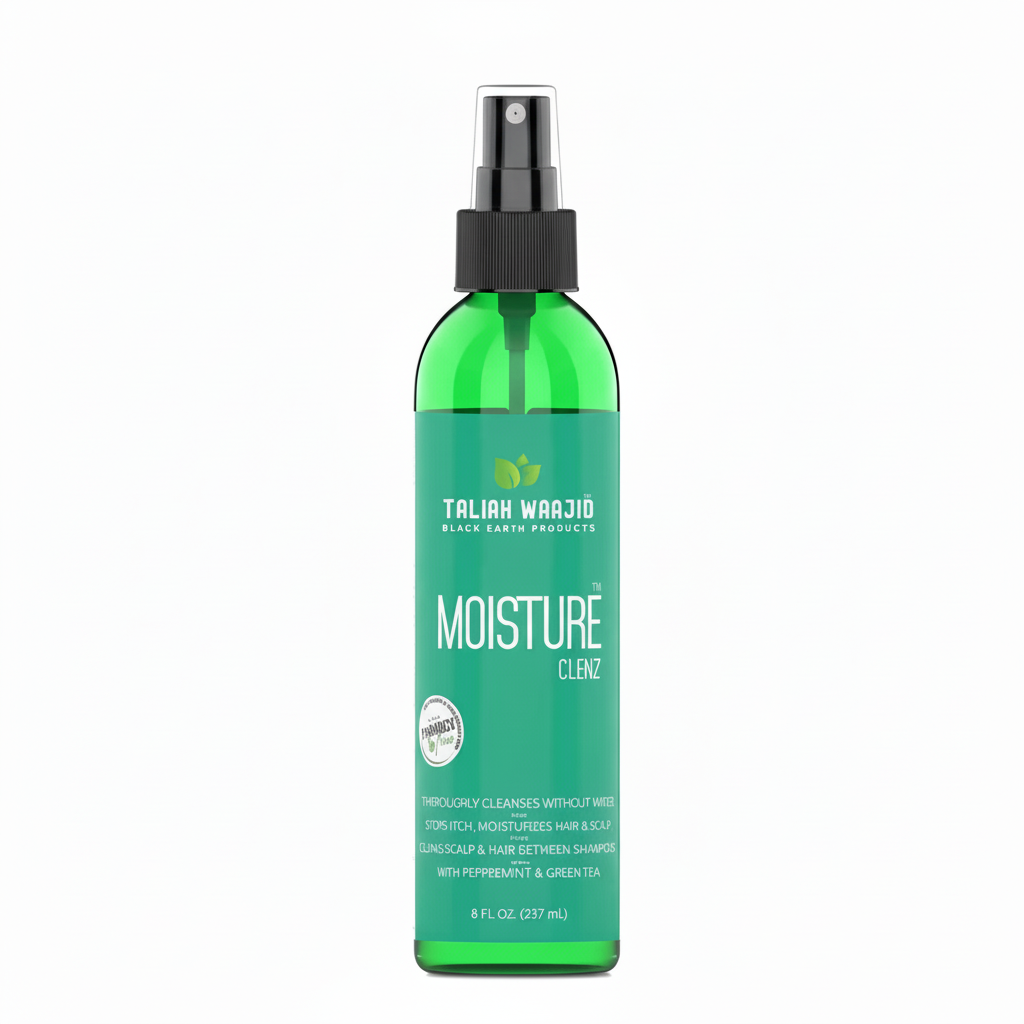 Taliah Waajid Black Earth Moisture Clenz 237ml | Refresh & Clean Hair Between Washes