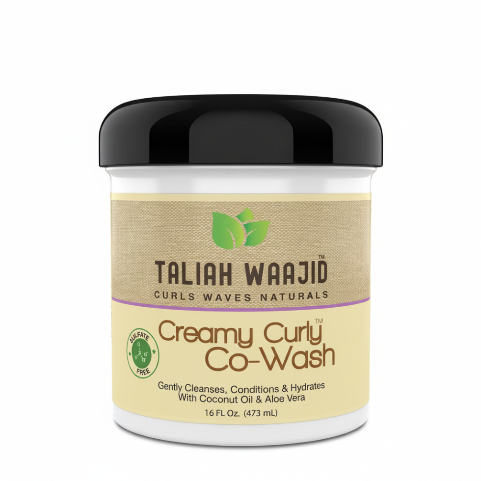 taliah waajid creamy curly co wash coconut oil aloe vera cleansing conditioner 473ml