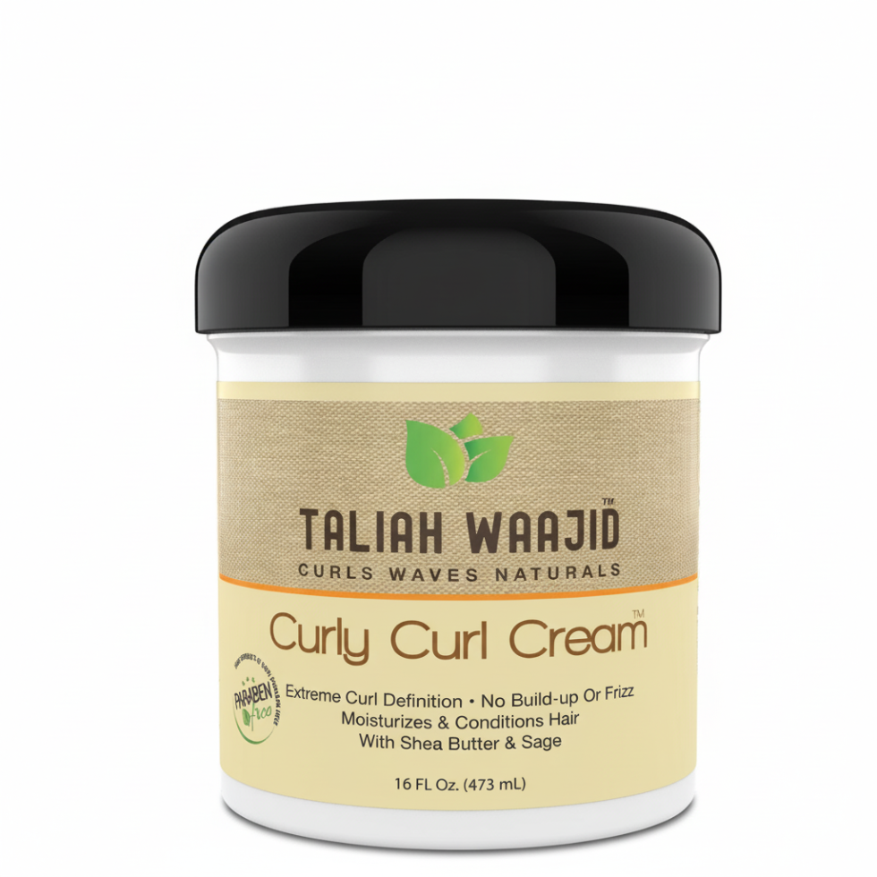 taliah waajid curly curl cream curls waves naturals define moisturize frizz control 16oz
