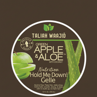 taliah waajid hold me down gel green apple aloe strong hold curl definition 355ml