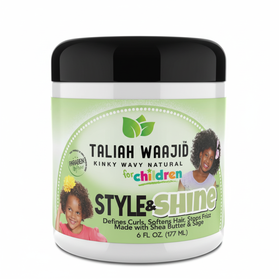 taliah waajid style shine herbal cream kids curl styling cream frizz control 177ml