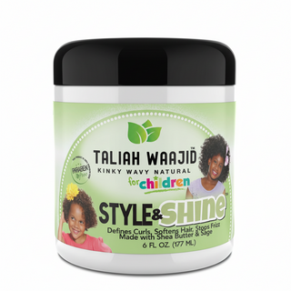 Taliah Waajid For Children Style & Shine Herbal Cream for Children 177ml | Curl Styling Cream
