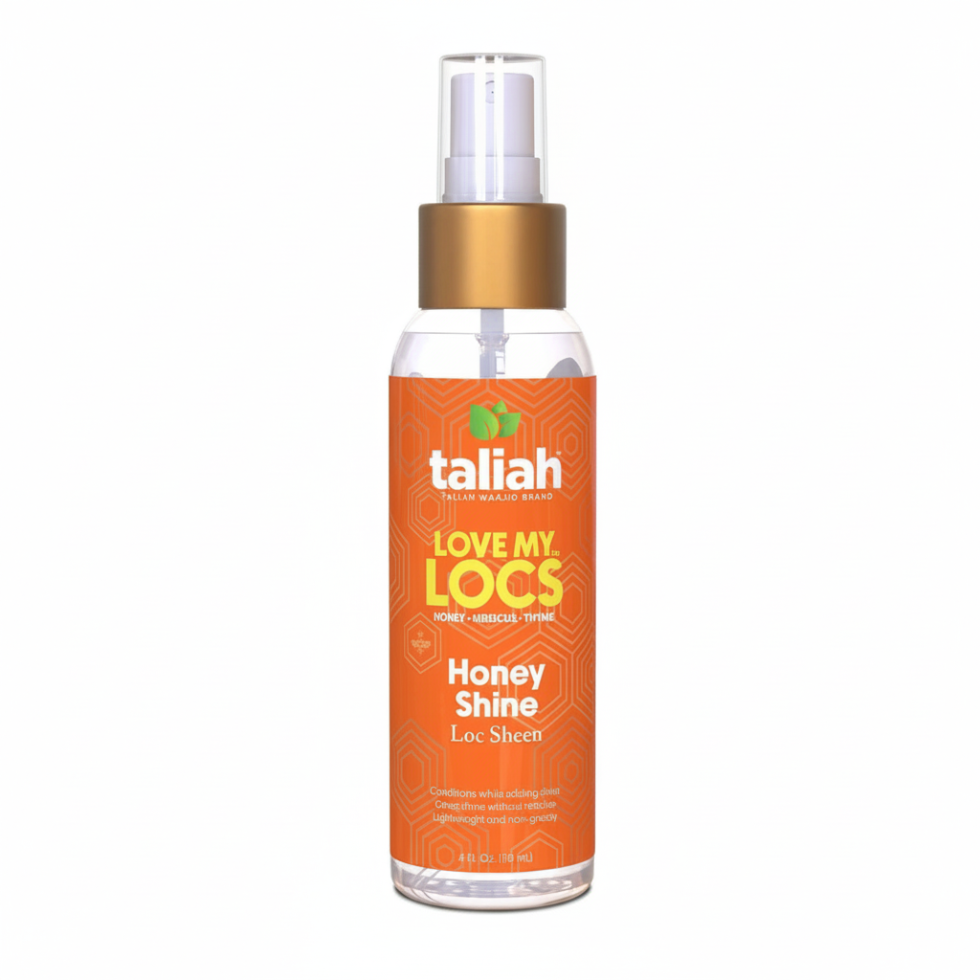 Taliah waajid love my locs honey shine loc sheen glossy hydrated dreadlocks