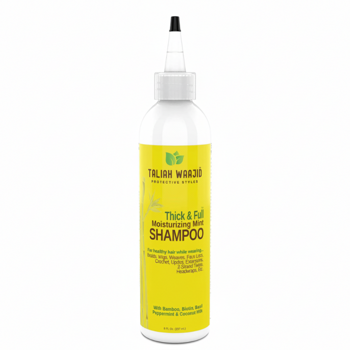 Taliah Waajid Protective Styles Thick & Full Moisturizing Mint Shampoo 8oz | Sulfate-Free