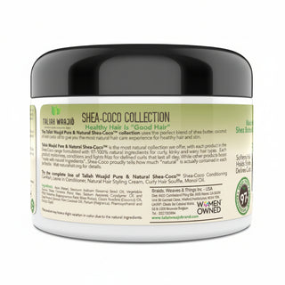 taliah waajid shea coco moisturizing detangling styling cream hydrate curls frizz control