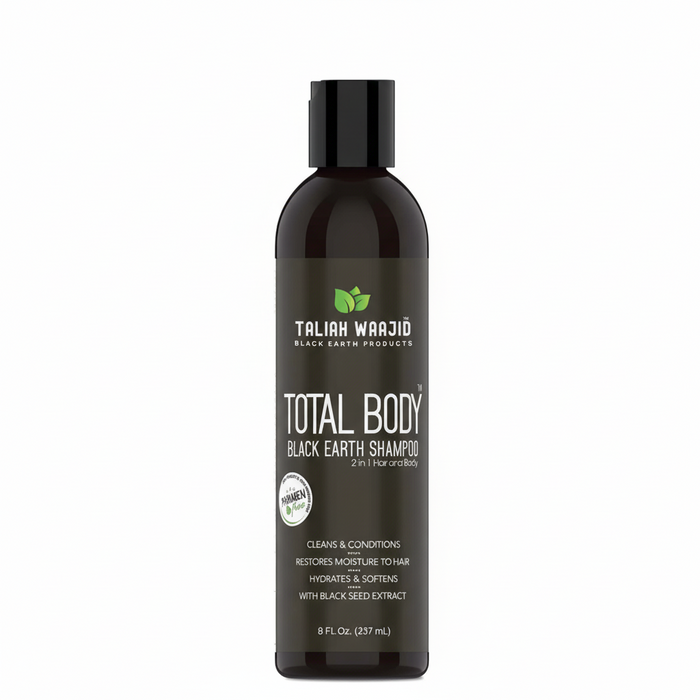 Taliah Waajid Total Body Black Earth Shampoo  2-In-1 Hair & Body 237ml