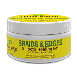 Taliah Waajid braids and edges smooth holding gel 8oz for strong hold flake free styling and sleek edge