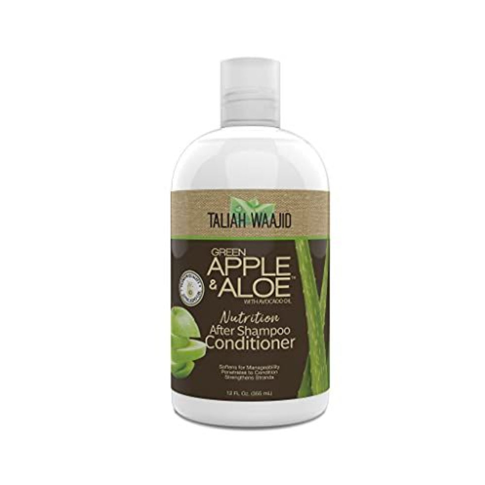 taliah waajid green apple aloe nutrition shampoo moisturizing hair cleanser 355ml