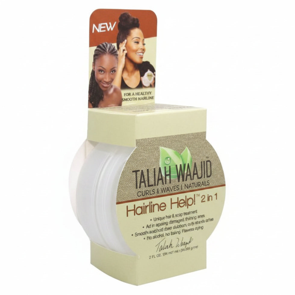taliah waajid hairline help 2 in 1 59ml edge and scalp treatment for smooth healthy nourished edges non flaking styling and hairline care