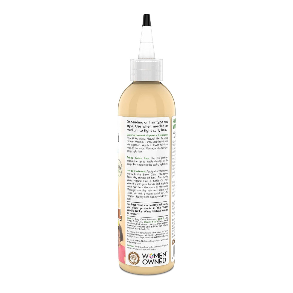 taliah waajid for children vitamin e hair and scalp oil 236ml moisturizing oil for soft shiny healthy and nourished kids curly textured hair care