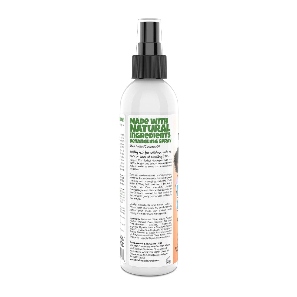 taliah waajid tangles out today kids leave in conditioner detangler soft hair 236ml