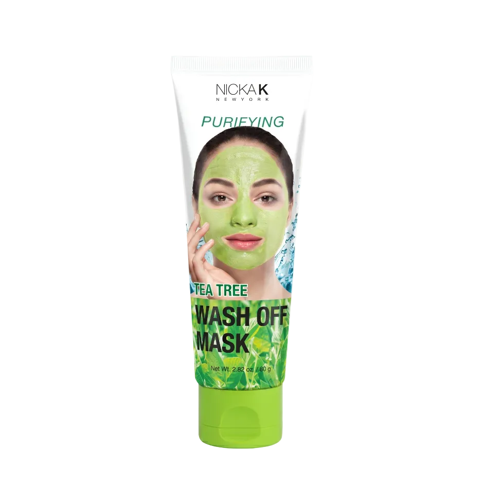 tea tree face peel off mask 80g acne control deep cleansing blackhead removal and oil control skin care mask for clearer smoother skin
