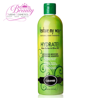 Texture My Way Hydrate! Moisture & Softening Shampoo 355ml | Shea Butter & Olive Oil