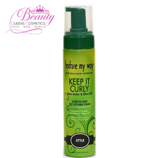 Texture My Way Keep It Curly Set Styling Foam 251ml | Shea Butter & Olive Oil