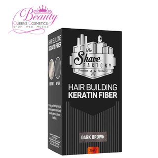 The Shave Factory Hair Building Keratin Fiber Dark Brown 22g
