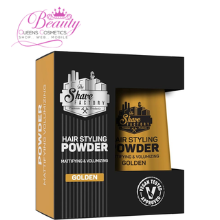 The Shave Factory Hair Styling Powder Golden 20g | Volume & Matte Finish