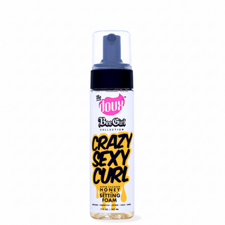 the doux beegirl honey setting foam define set curls frizz control shine lightweight soft hold