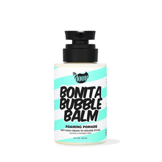 the doux bonita bubble balm foaming pomade 8oz cream to foam styler define curls frizz control shine