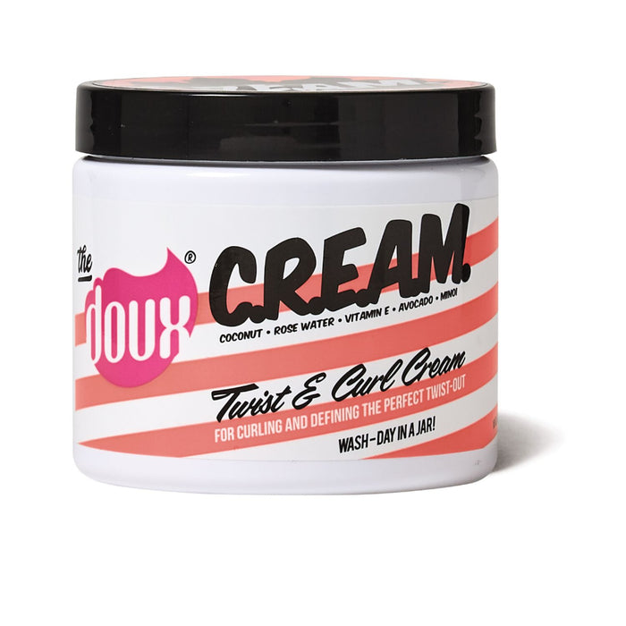 the doux cream twist curl cream 16oz moisture definition frizz control soft shiny curls