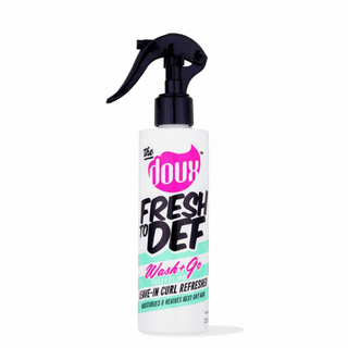 the doux fresh to def curl refresher leave in wash and go reviver hydrate define curls frizz control