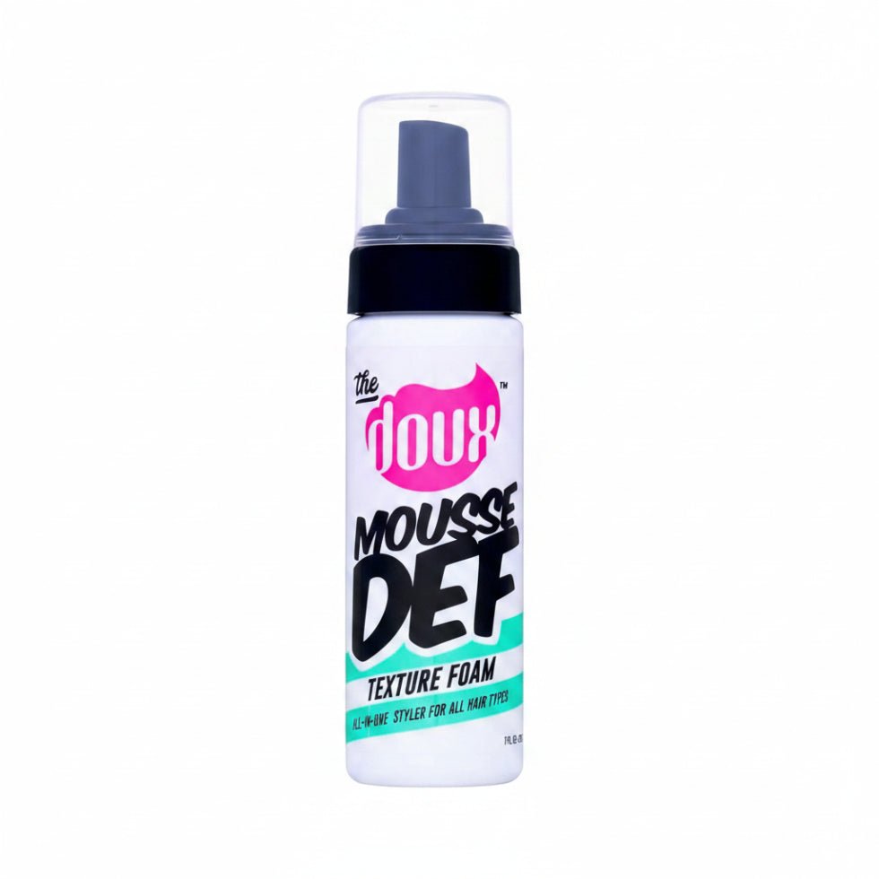 the doux mousse def texture foam 7oz all in one styler define curls frizz control lightweight flake free