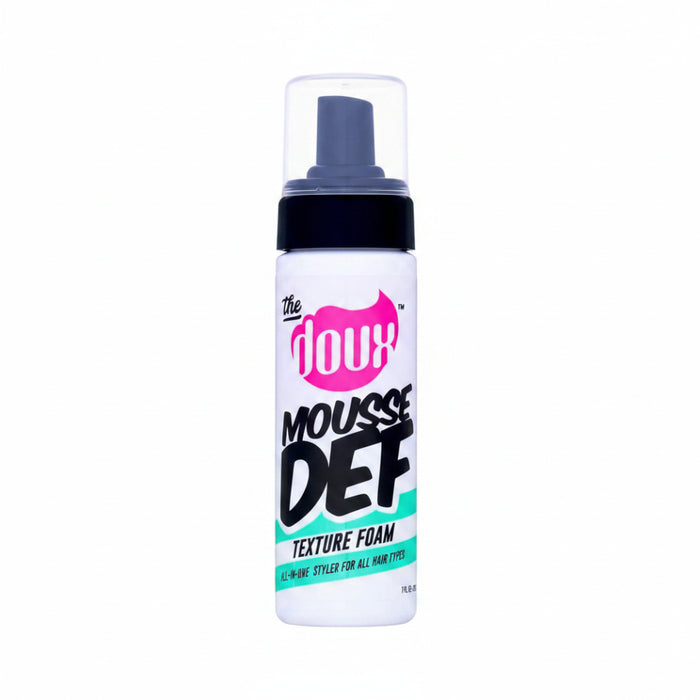 the doux mousse def texture foam 7oz all in one styler define curls frizz control lightweight flake free