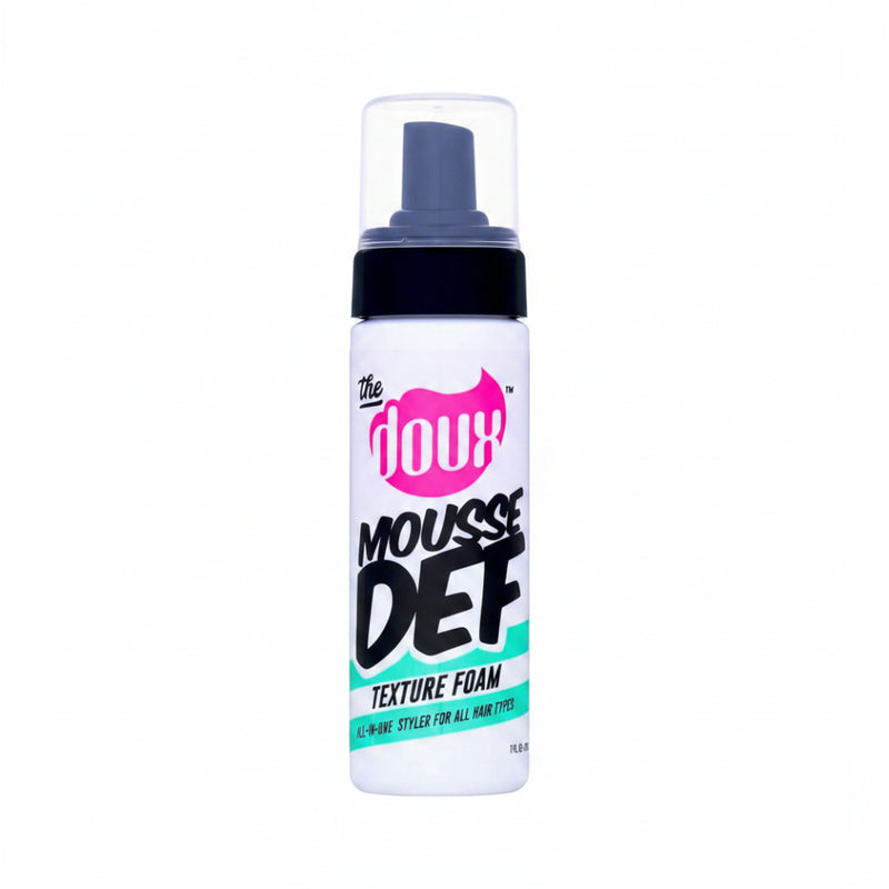 the doux mousse def texture foam 7oz all in one styler define curls frizz control lightweight flake free