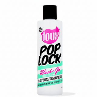 the doux pop lock curl forming glaze firm hold long lasting curls shine frizz control wash and go