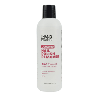 the hand brand acetone nail polish remover 250ml fast cleaning nail care solution for removing polish
