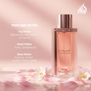 The Kingdom by Lattafa for Women 100ml floral fruity gourmand long lasting perfume
