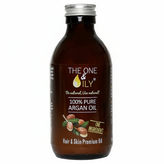 the one and oily 100 percent pure argan oil 200ml for hair shine and skin hydration