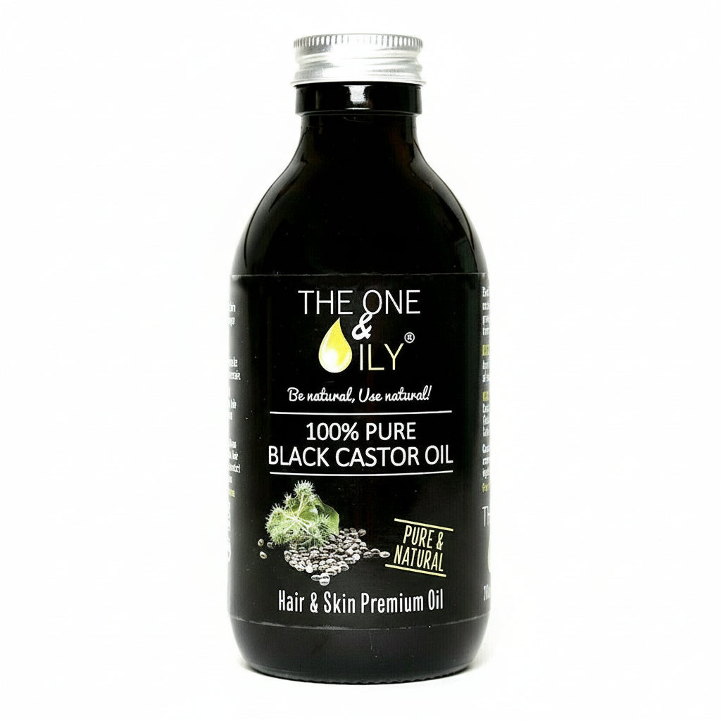 the one and only 100 pure black castor oil 200ml hair and skin nourishing oil