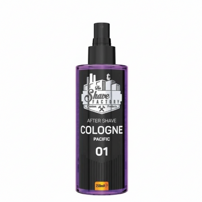 The Shave Factory After Shave Cologne Pacific 01 250ml | Fresh Cooling Scent