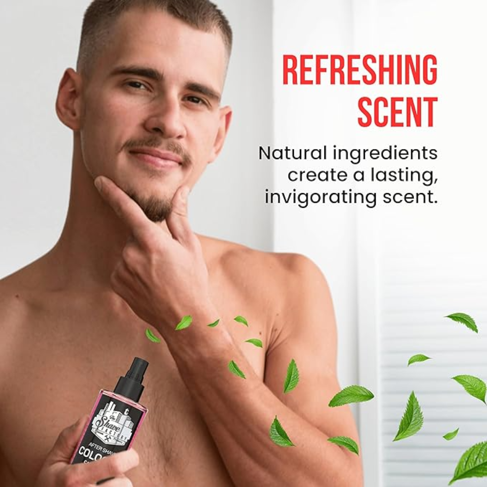 the shave factory after shave cologne tyrrhenian 08 250ml cooling fresh sporty post shave skin care cologne
