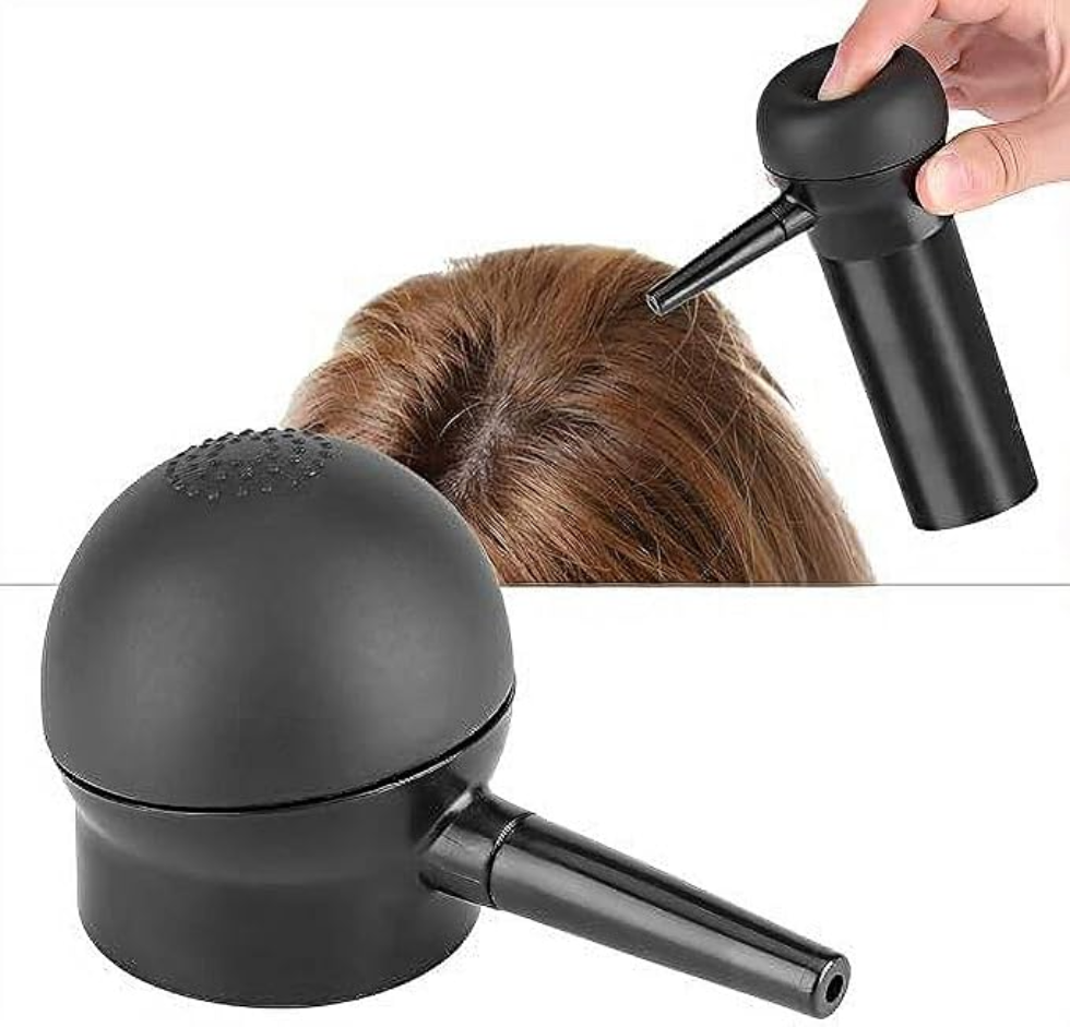 the shave factory hair fiber spray applicator for precise even coverage natural hairline tool