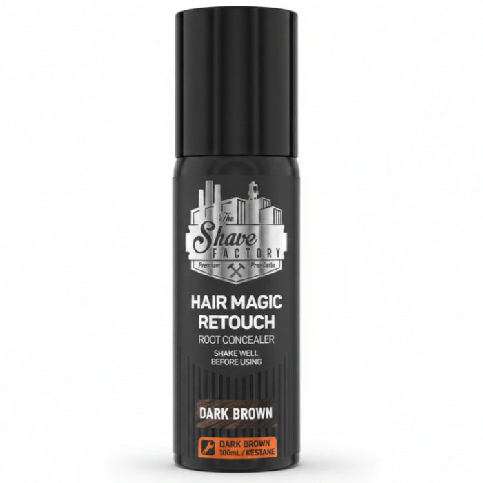The Shave Factory Hair Magic Retouch Spray 100ml | Instant Grey Coverage
