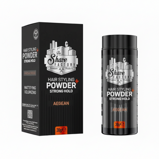 the shave factory aegean 09 styling powder for strong hold volume matte textured hair