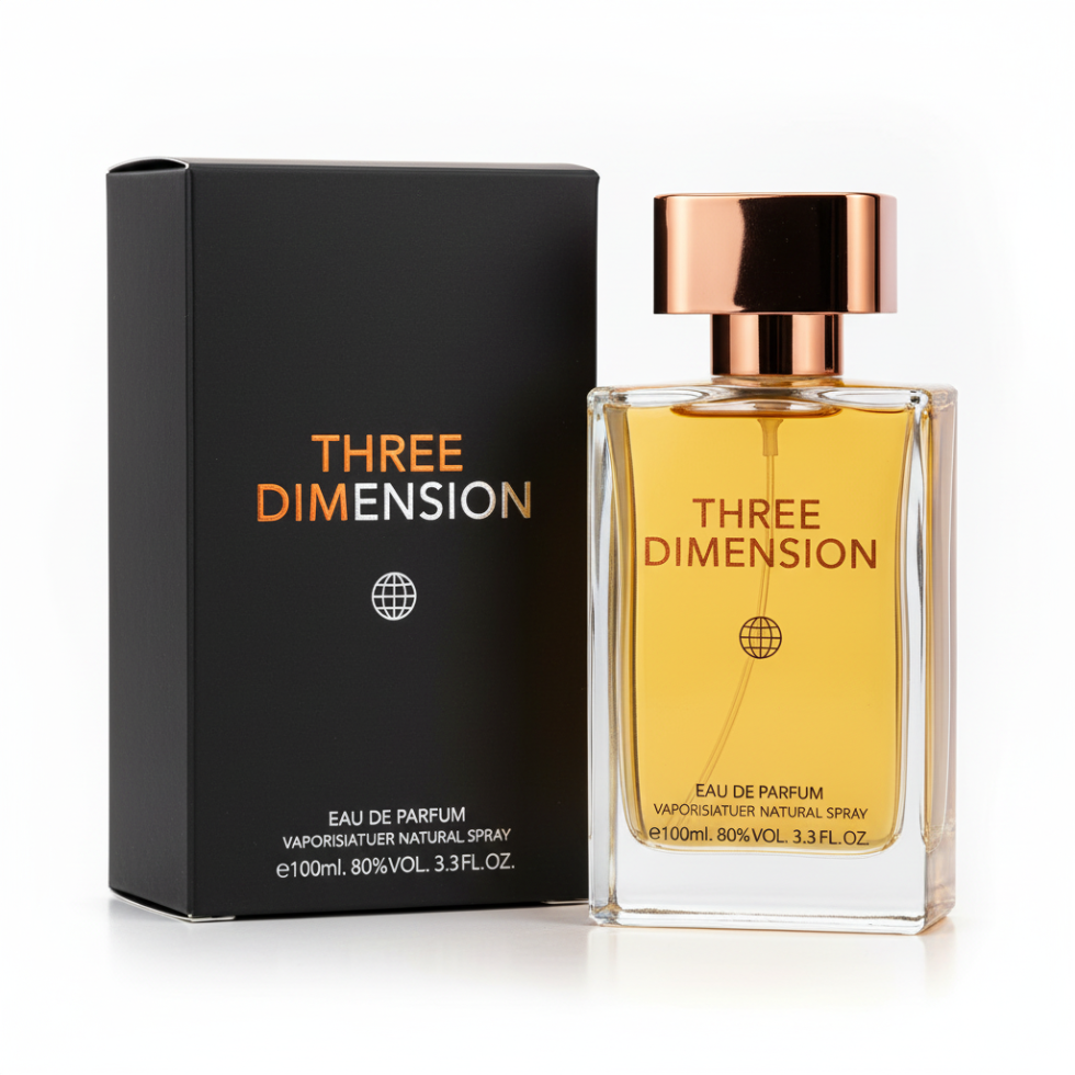 Three Dimension EDP 100ml Fragrance World fresh citrus woody masculine long lasting perfume
