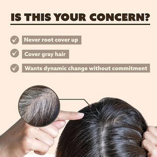 EBIN Tinted Color Temporary Spray – Jet Black & Dark Brown, 100ml